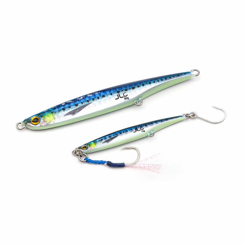 Real Jig pesca jigging spinning JLC 120 g doncella #4 sin montar