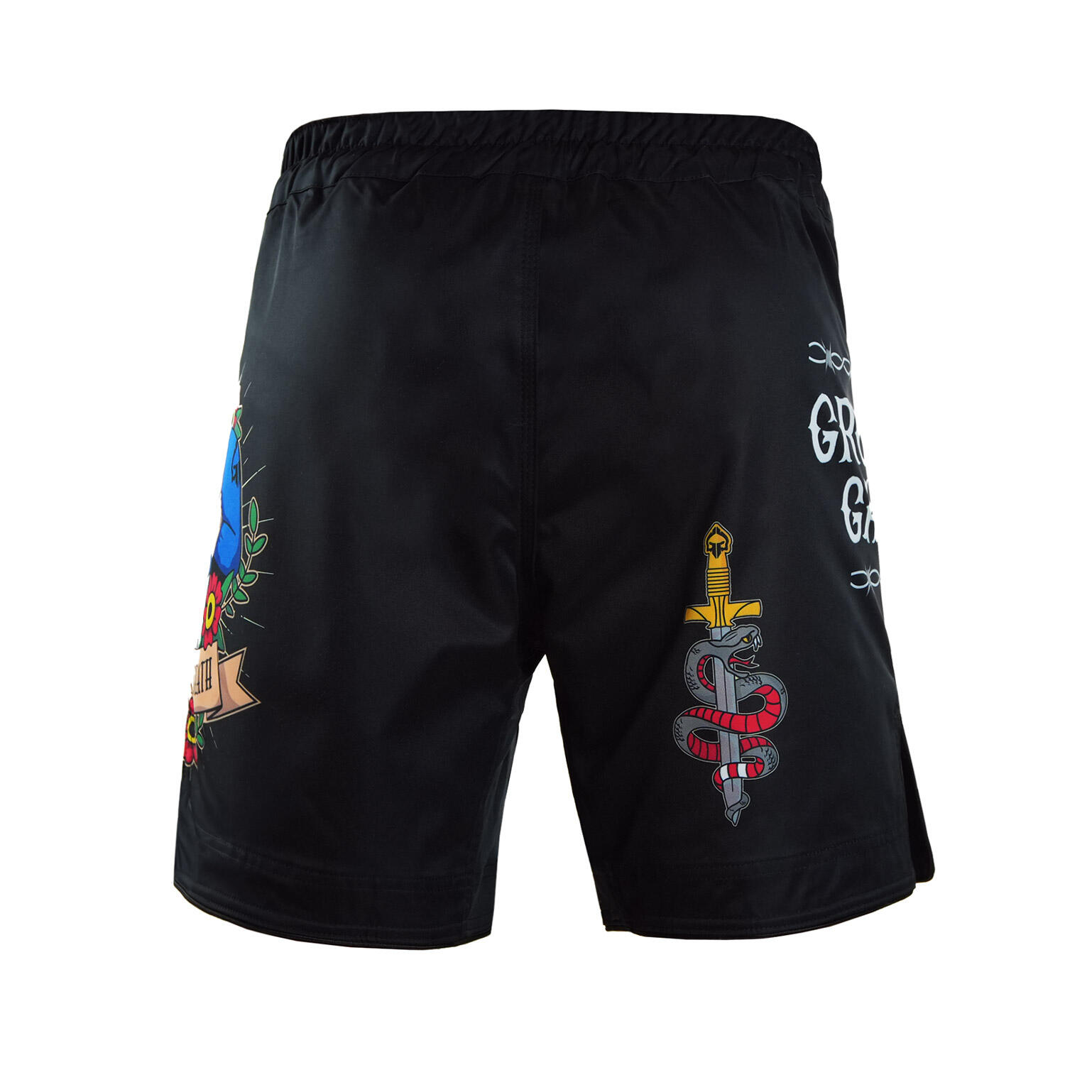 Spodenki do MMA i BJJ Ground Game Oldschool męskie 5/6