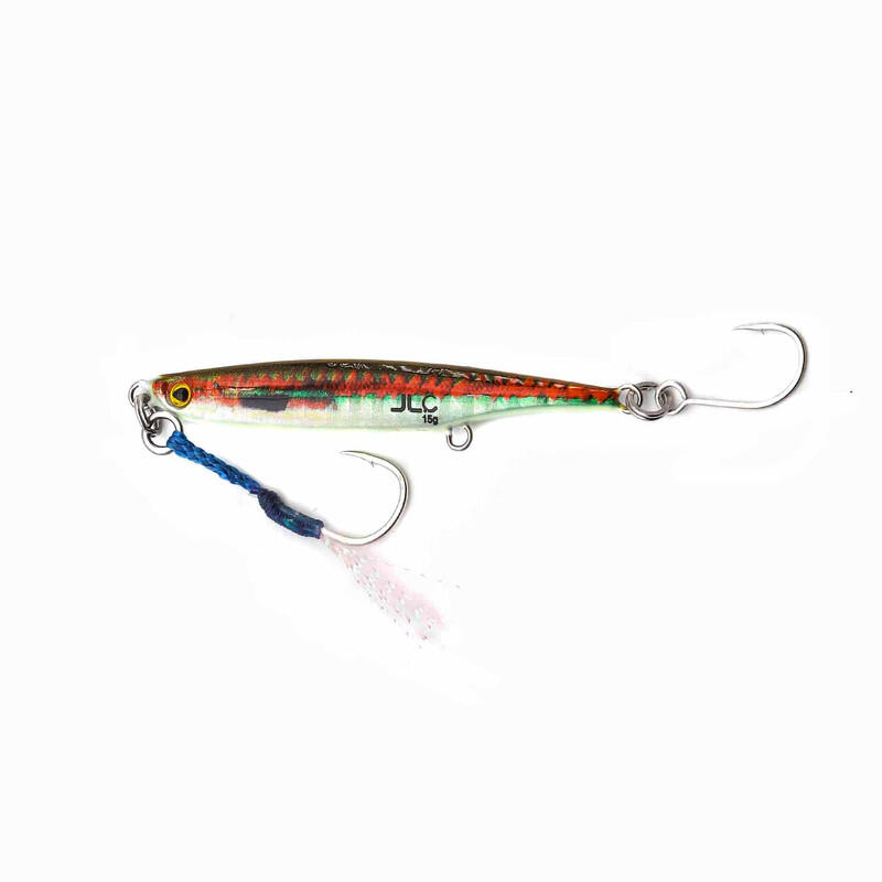 Real Jig pesca jigging spinning JLC 7 g doncella #4 montado