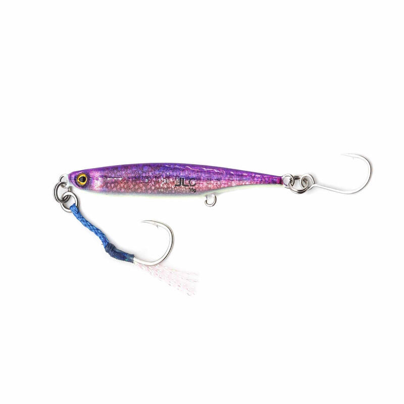 Real Jig pesca jigging spinning JLC 15 g calamar #5 montado