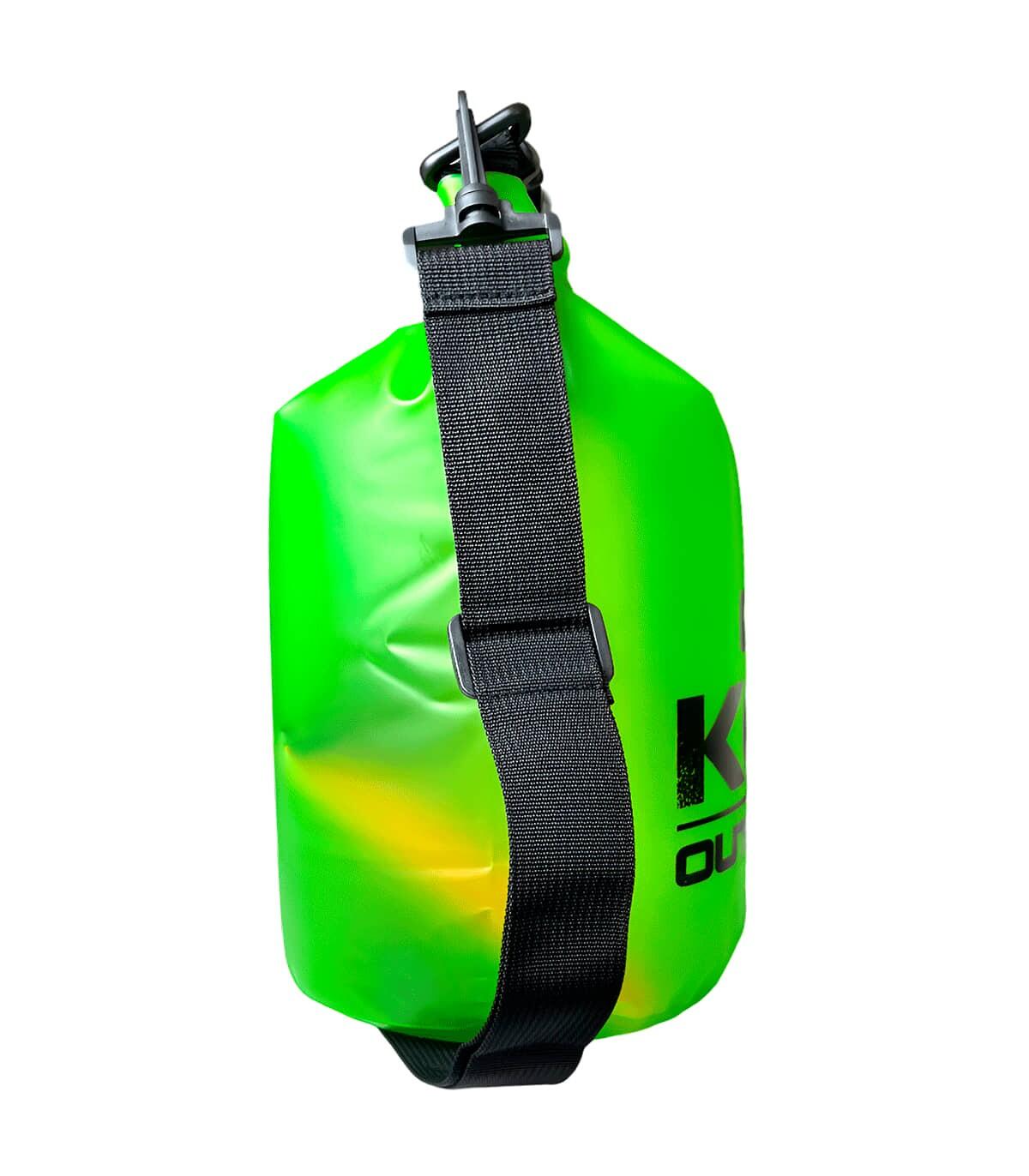 Sac étanche translucide 10L pour activités nautiques, Vert 4/5