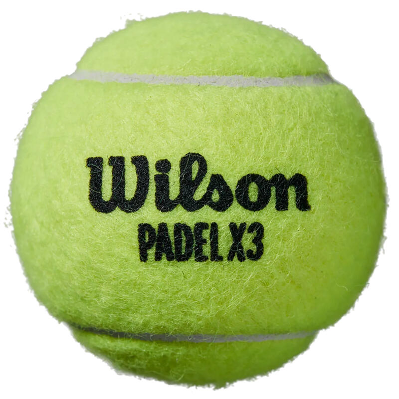 Padelballen Unisex Wilson X3 Pack Speed Padelbal