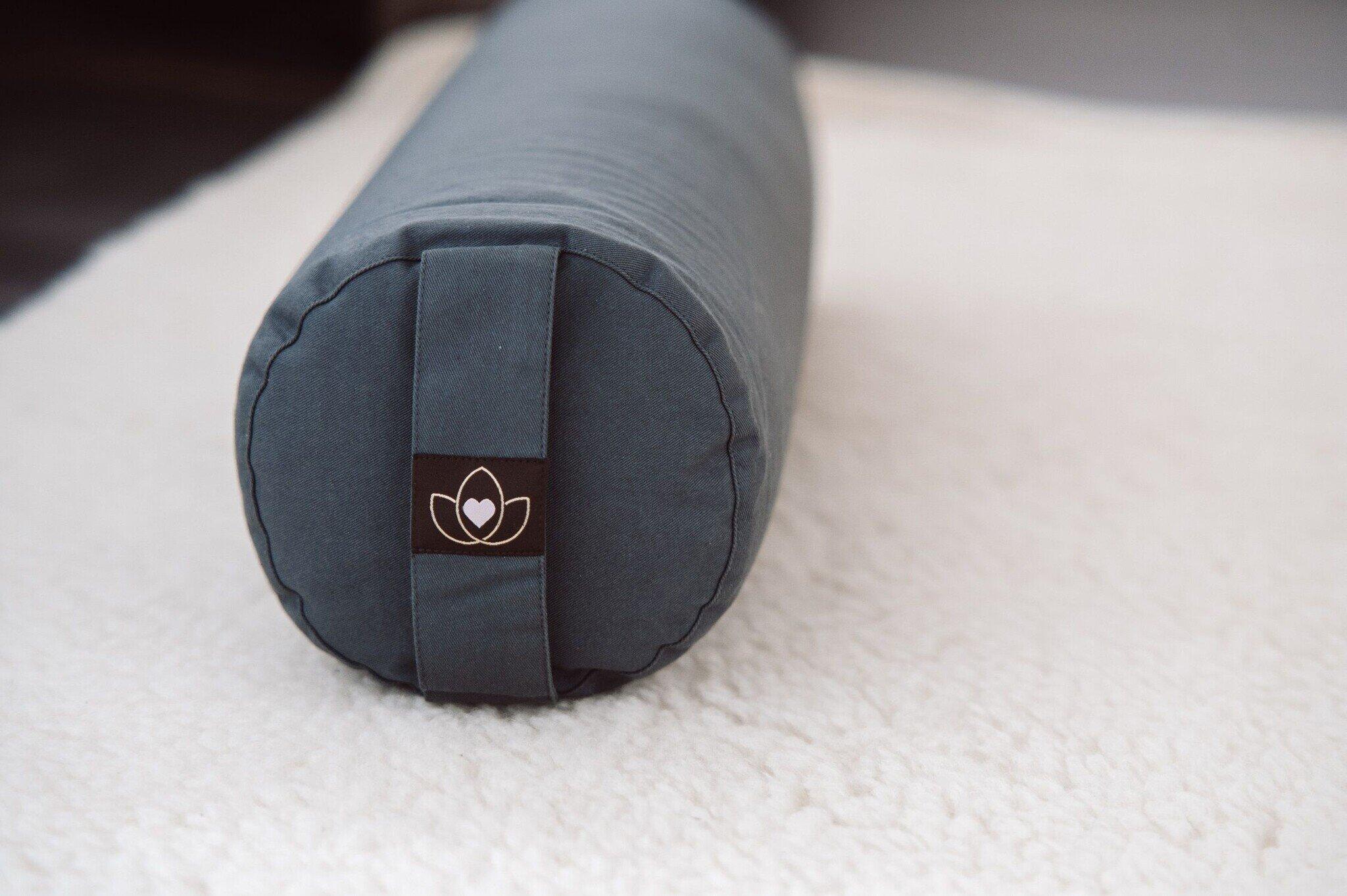 Lotus Bolster eco antraciet rond 4/5