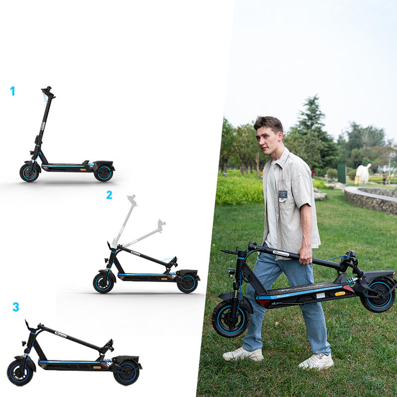Trottinette Électrique Pliable Adulte  EVERCROSS - A1 Bleu