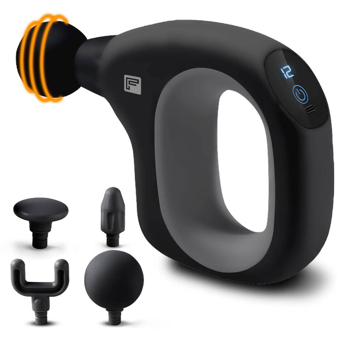 Flexnest Mega Grip Deep Tissue Massage Gun for Full Body Pain Relief of Neck, Shoulder, Back, Foot for Men & Women Up to 1 Year  -  1