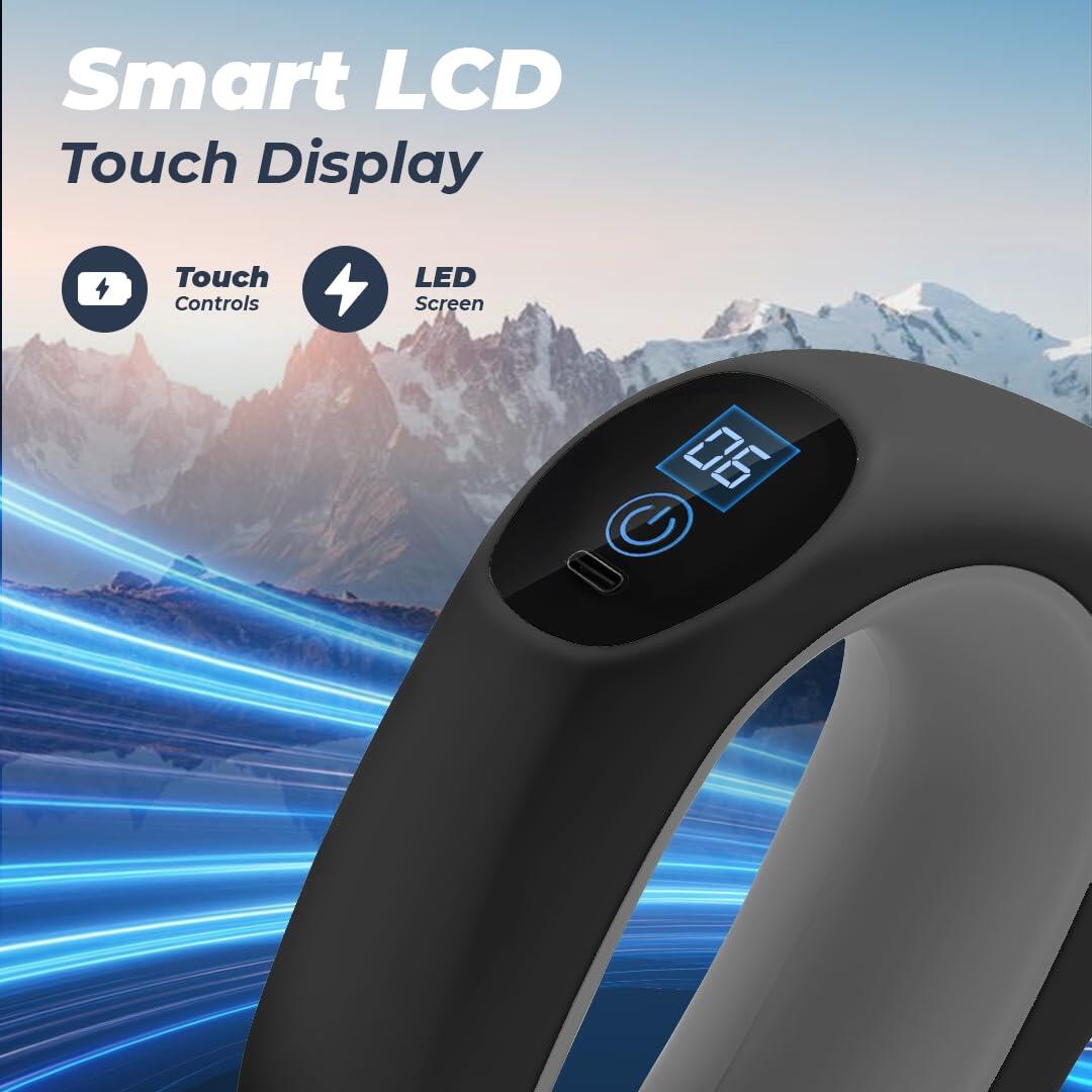 Flexnest Mega Grip Deep Tissue Massage Gun for Full Body Pain Relief of Neck, Shoulder, Back, Foot for Men & Women Up to 1 Year 