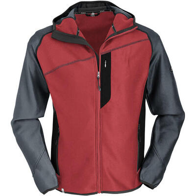MAUL SPORT Herren Stretchfleecejacke Taufstein II mit Kapuze