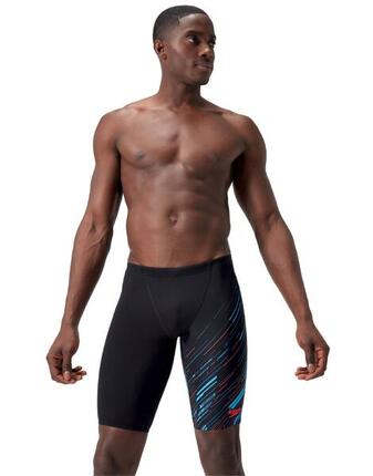 Jammer Speedo Hyperboom V-Cut Noir/Bleu/Rouge