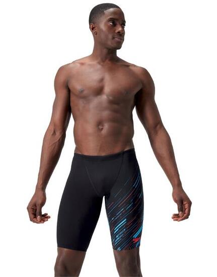 Jammer Speedo Hyperboom V-Cut Noir/Bleu/Rouge