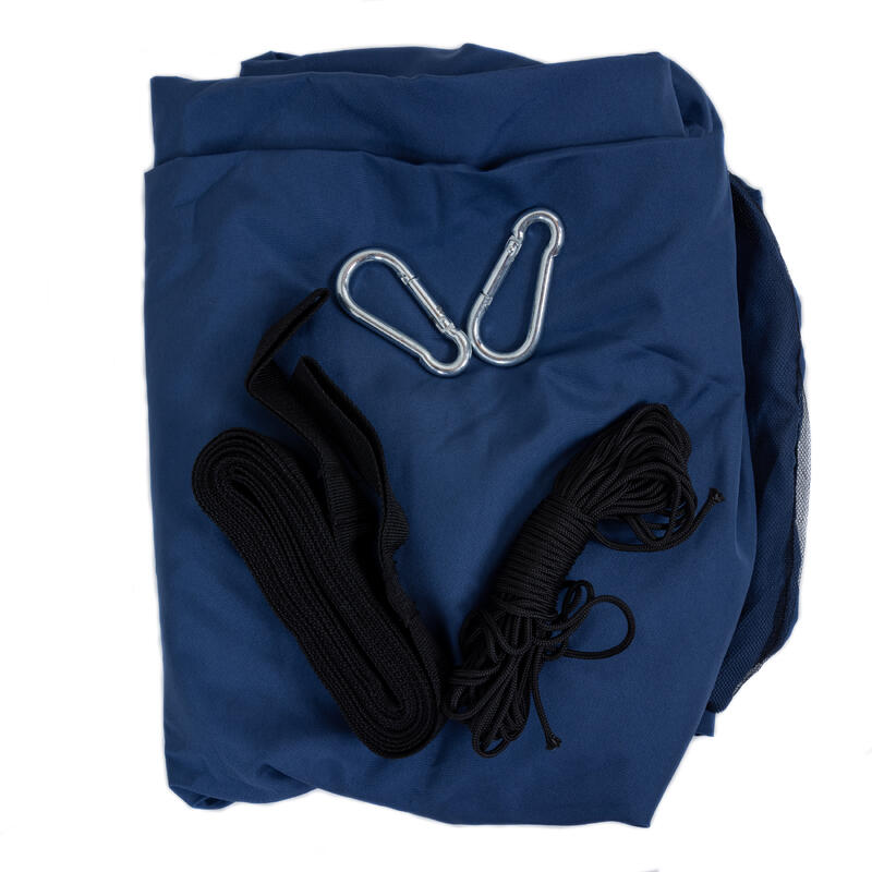 Travelnet Hamac avec moustiquaire L240 x B140 - Bleu - 1 pers