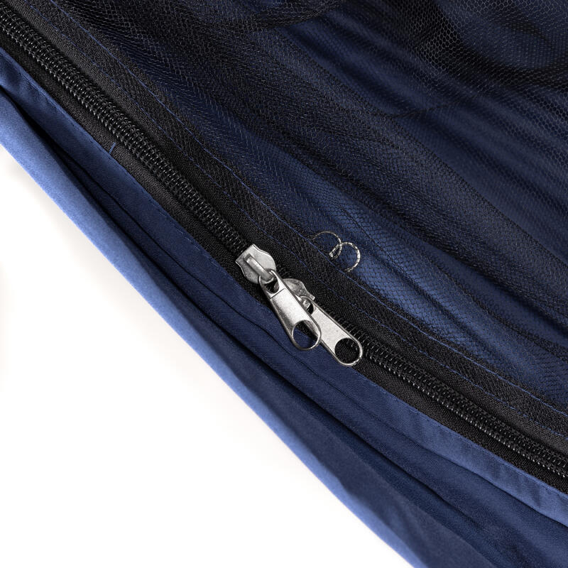 Travelnet Hamac avec moustiquaire L240 x B140 - Bleu - 1 pers