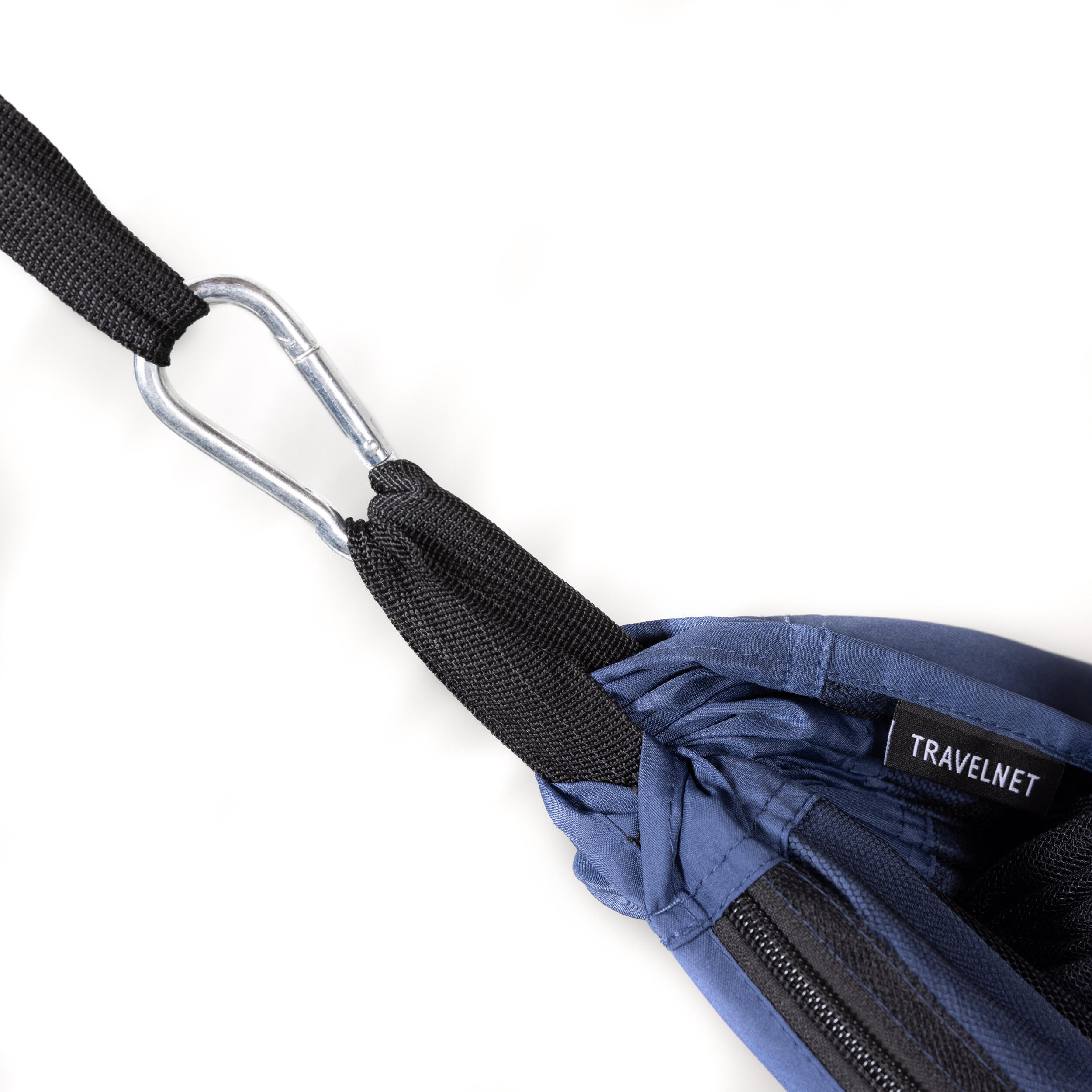 Travelnet Hangmat met klamboe L240 x B140 - Blauw - 1 pers 3/6