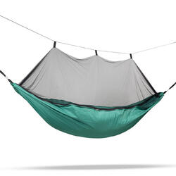 Travelnet Hamac avec moustiquaire L240 x B140 - Vert - 1 pers