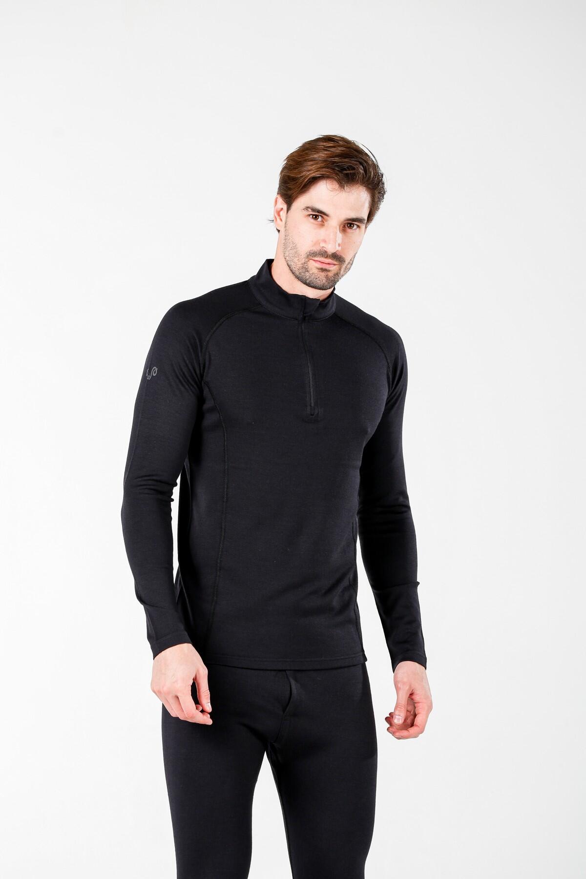 Bora Extreme - Męska Bluza z 100% Wełny Merino (260 g/m²) S, Czarny 5/7