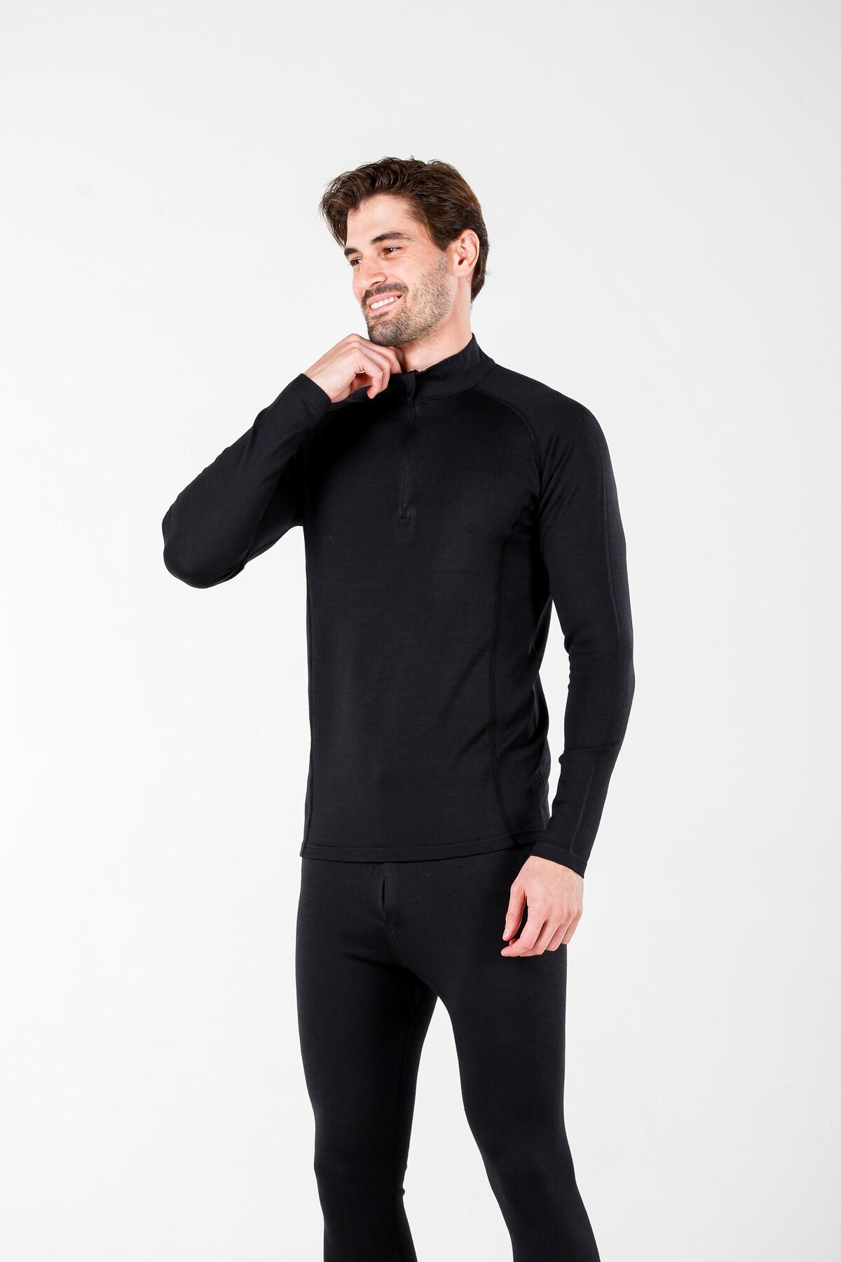 Bora Extreme - Męska Bluza z 100% Wełny Merino (260 g/m²) S, Czarny 3/7