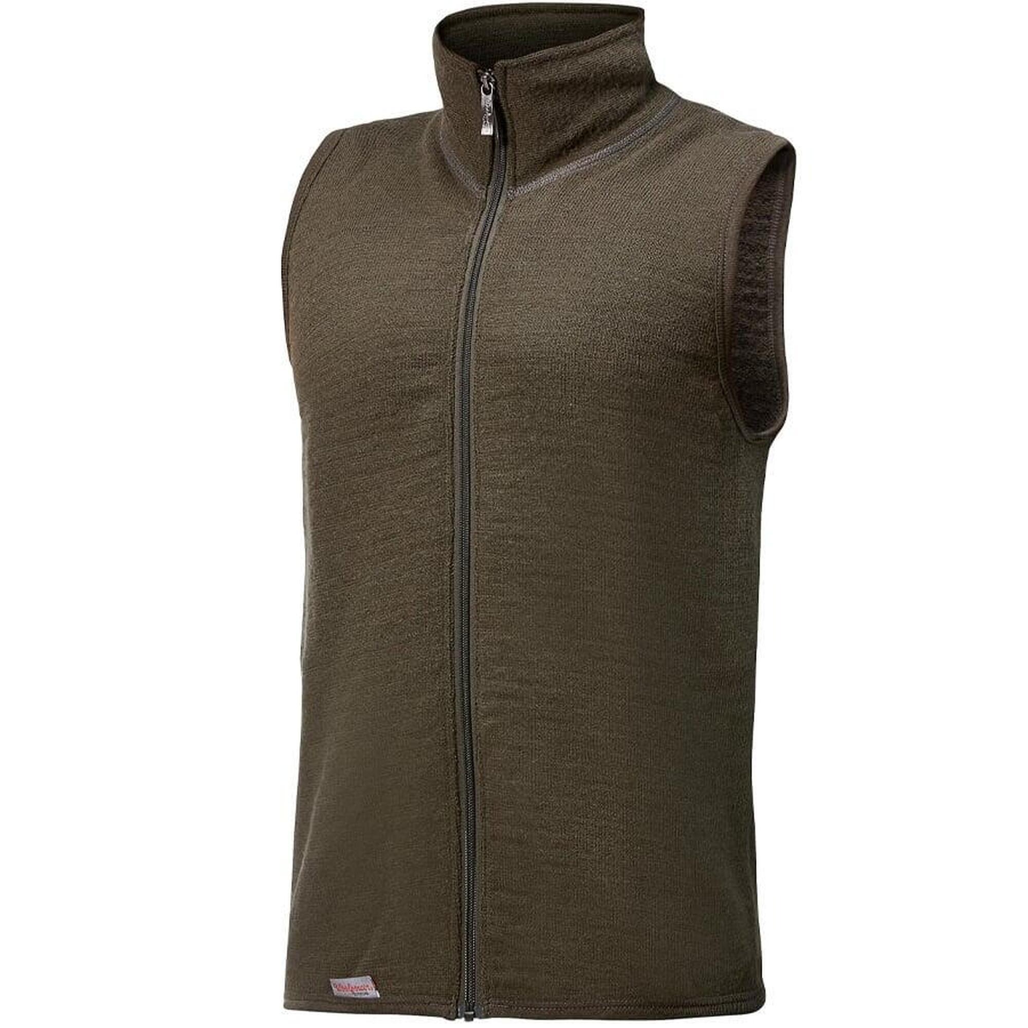 Woolpower Gilet Merino a strato intermedio 400 - Verde pino