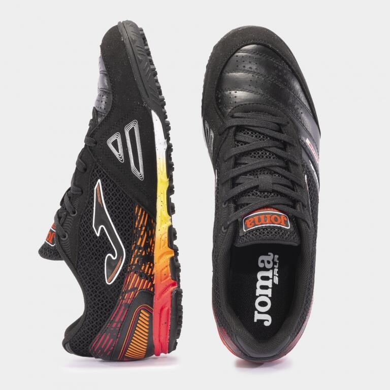 Joma Mundial Turf scarpe da calcio uomo - Nero/Rosso 5/7