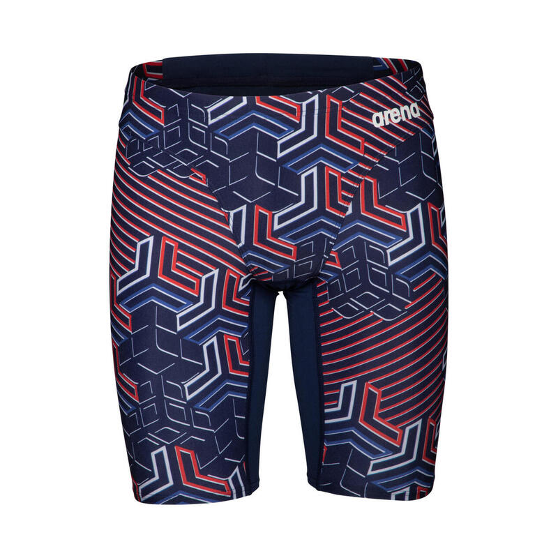 Arena Heren Zwembroek Kikko Pro Swim Jammer Navy Team Rood-Wit-Blauw