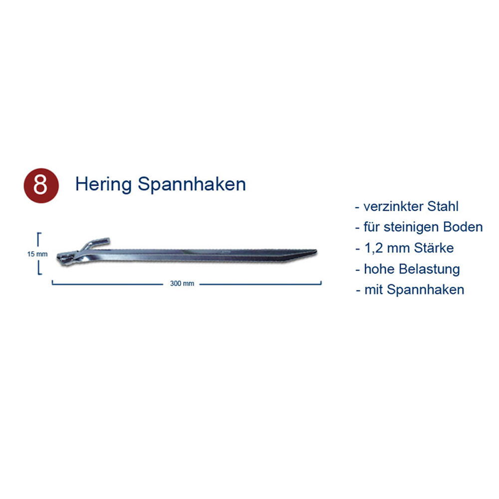 Picchetto In Metallo Porta Ombrellone Ideale Per Le Spiagge Di Sabbia E Ciottoli 87401042 - Foto 6