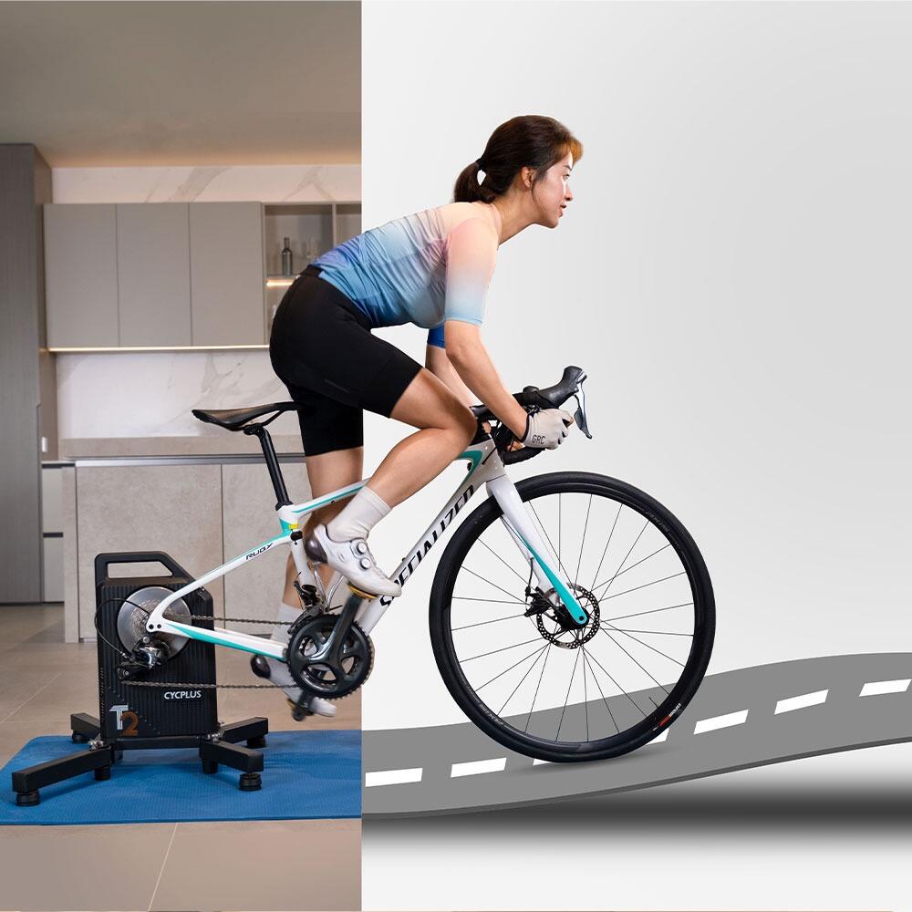 Cycplus luxe motorgestuurde fietstrainer 5/5