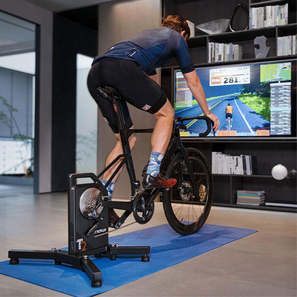 Cycplus luxe motorgestuurde fietstrainer 4/5