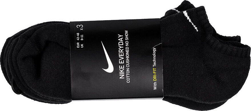 Chaussettes Nike 3 paires - profil bas, renfort métatarse 2/3