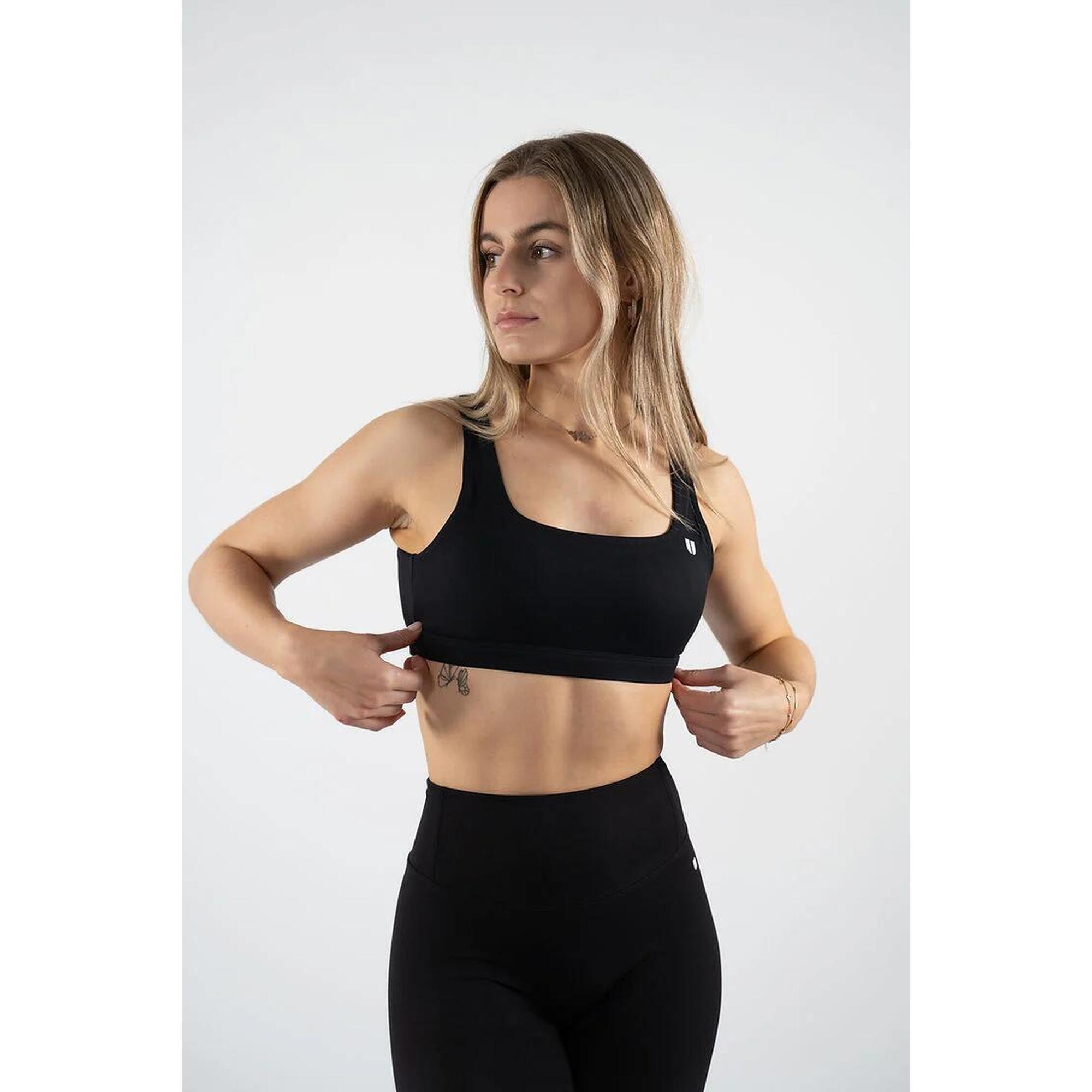 Brassière de Sport Fitness Femme Unlimited Bra Unfazed - Noir