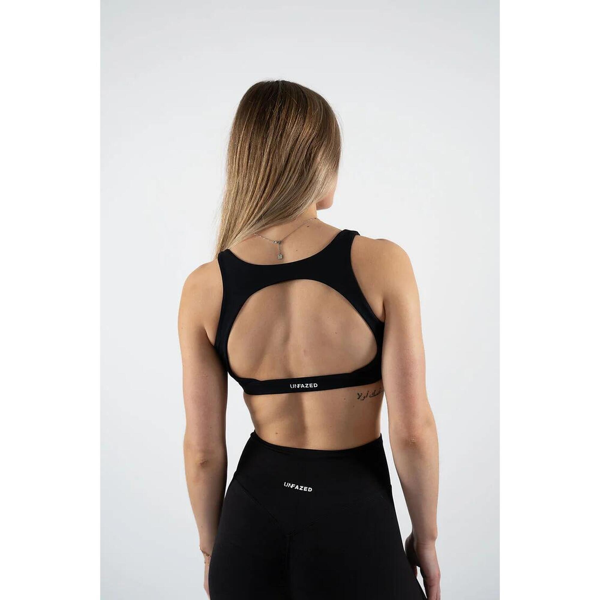 Brassière de Sport Fitness Femme Unlimited Bra Unfazed - Noir