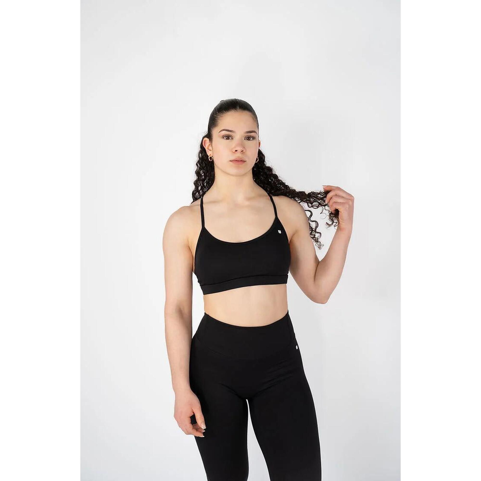 Sportbeha Fitness Dames Ivy Sports Bra Unfazed - Zwart