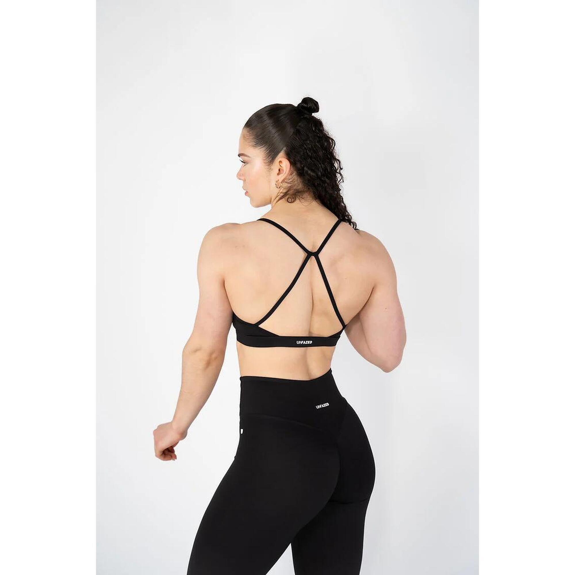 Sportbeha Fitness Dames Ivy Sports Bra Unfazed - Zwart