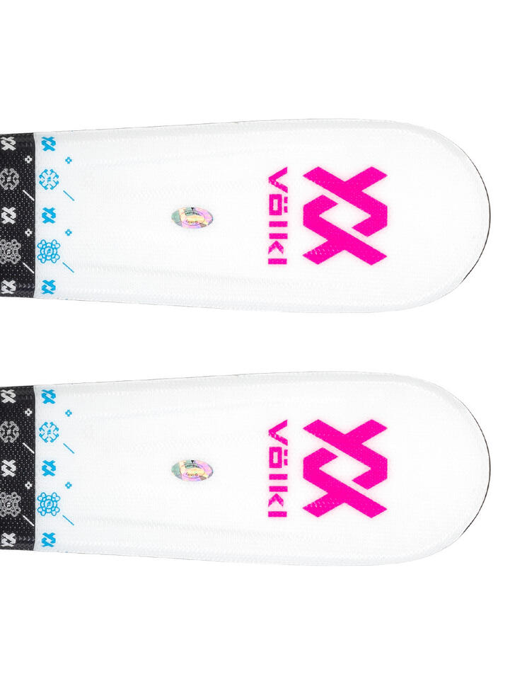 Narty dziecięce VOLKL FLAIR JR + wiązania MARKER VMOTION 4.5 JR z GRIP WALK