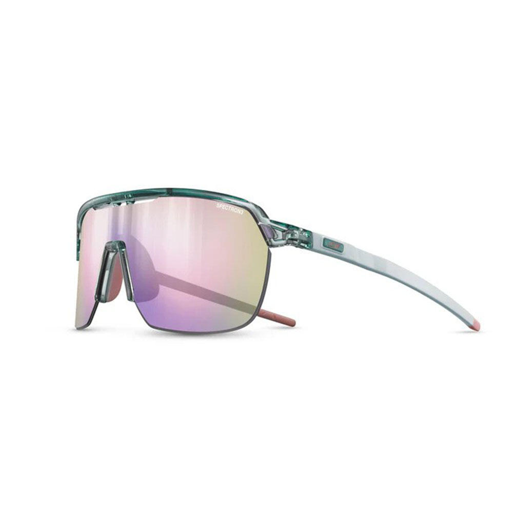 FREQUENCY SPECTRON Sport Sunglasses - Light Green / Pink