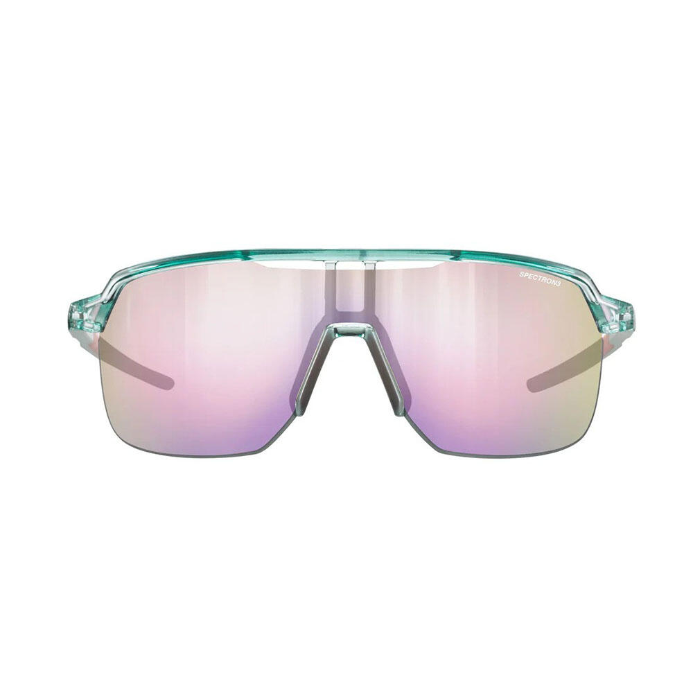 FREQUENCY SPECTRON Sport Sunglasses Light Green Pink