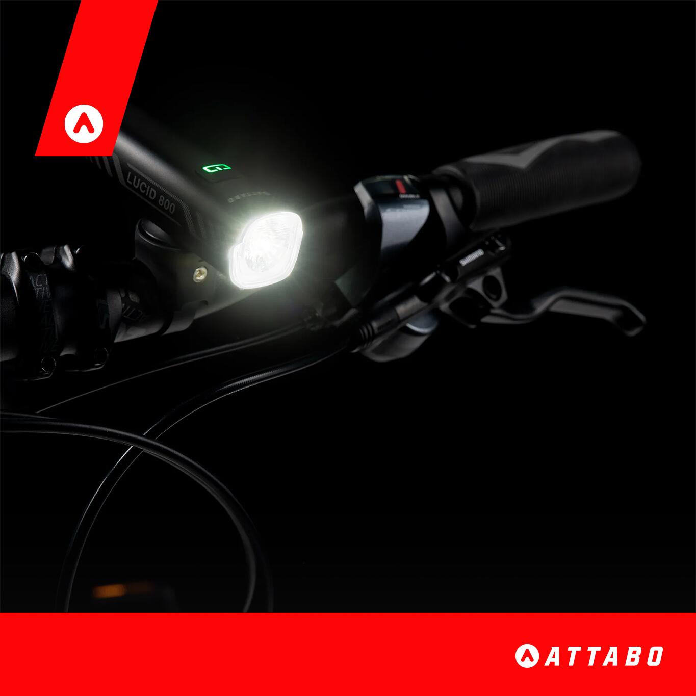 Luce anteriore per bicicletta ATTABO LUCID 800 7/7