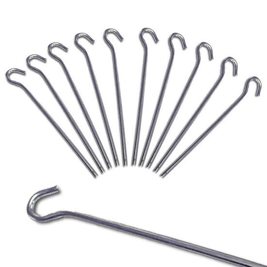 10 x piquets 30 cm clou de tente piquet terre roche acier galvanisé long
