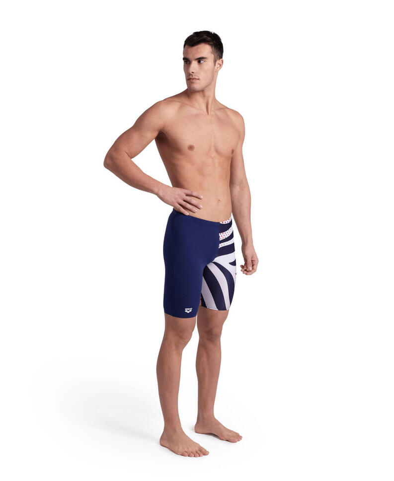 Spodenki Treningowe Arena Multi Stripes Swim Jammer