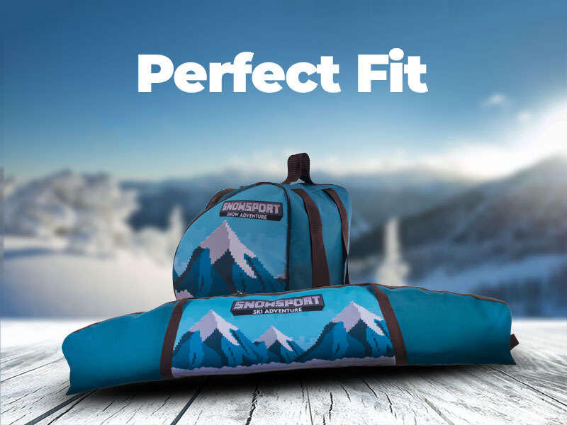 Pokrowiec na narty dla dzieci Snowsport Ski Bag SnowCraft 6in1 3/7