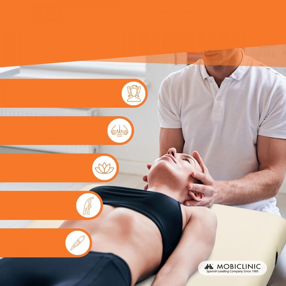 inklapbare massagetafel CM-01 Light 186x60 cm in hoogte verstelbaar Crèmekleurig 6/8