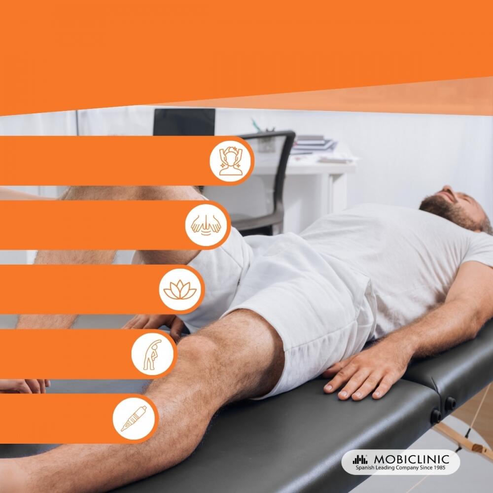 Opvouwbare massagetafel, professioneel, licht, draagbaar, verstelbaar Zwart 6/8