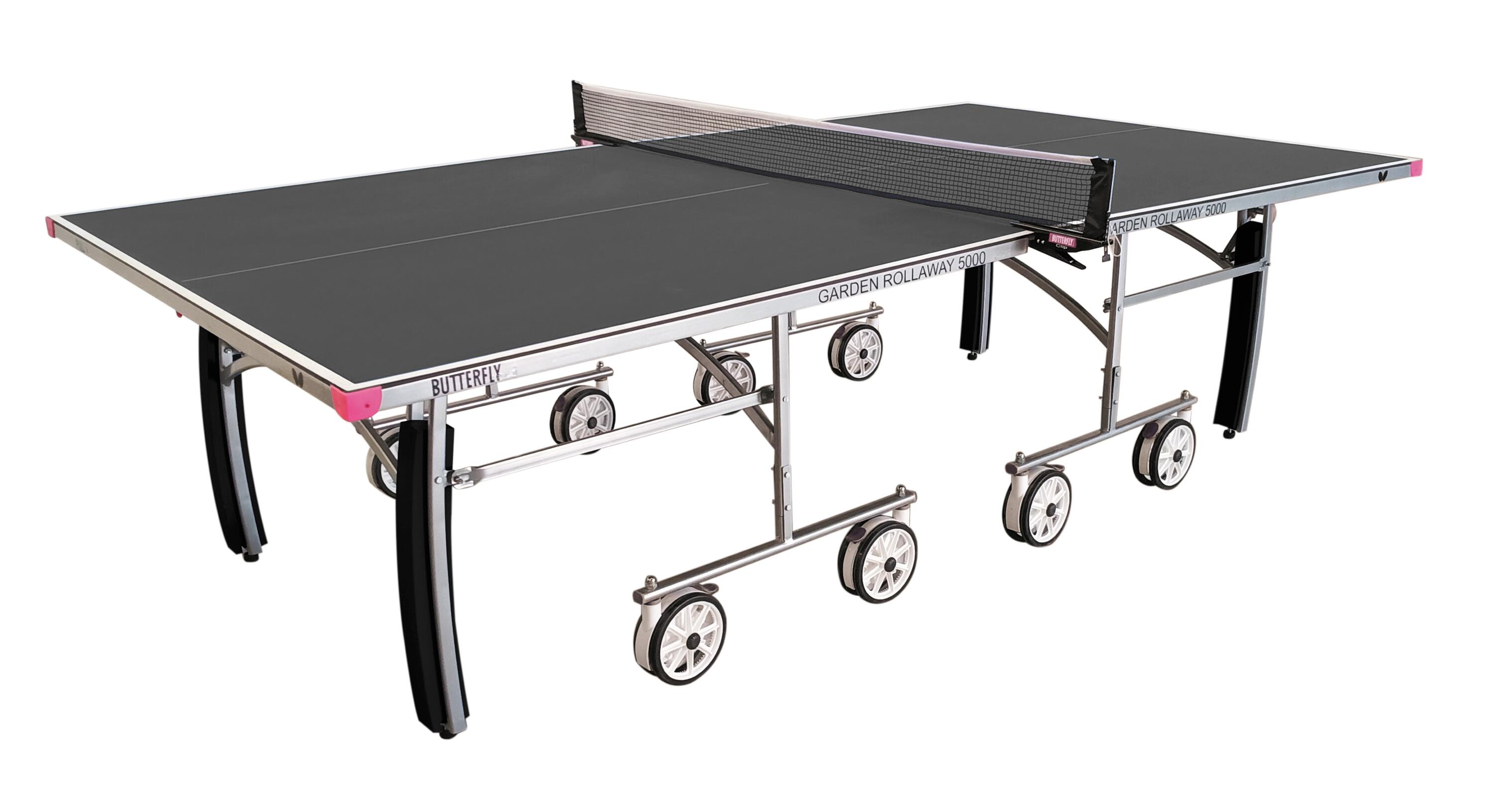BUTTERFLY Butterfly Garden Rollaway 5000 Table Tennis Table - Grey