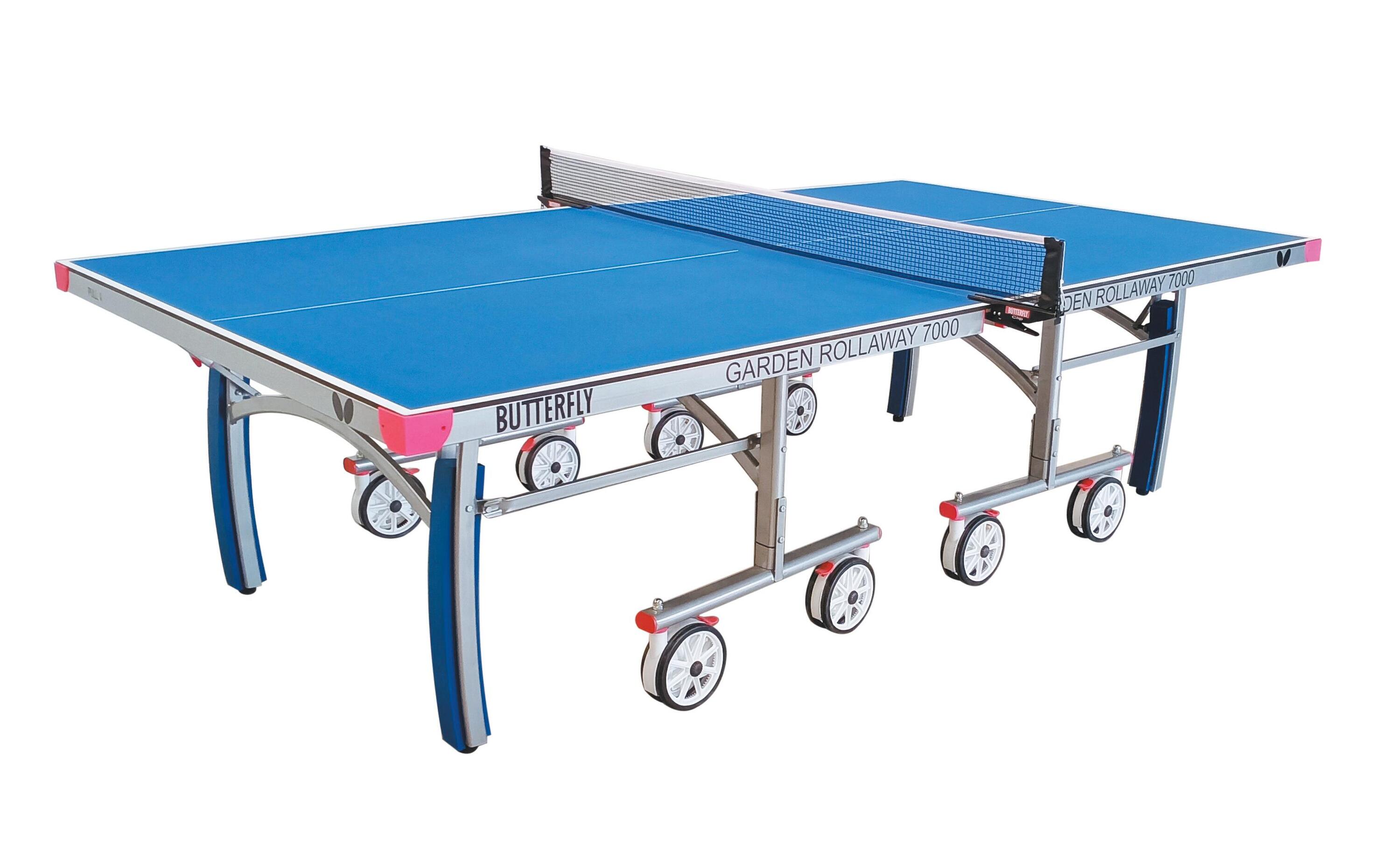 BUTTERFLY Butterfly Garden Rollaway 7000 Table Tennis Table - blue