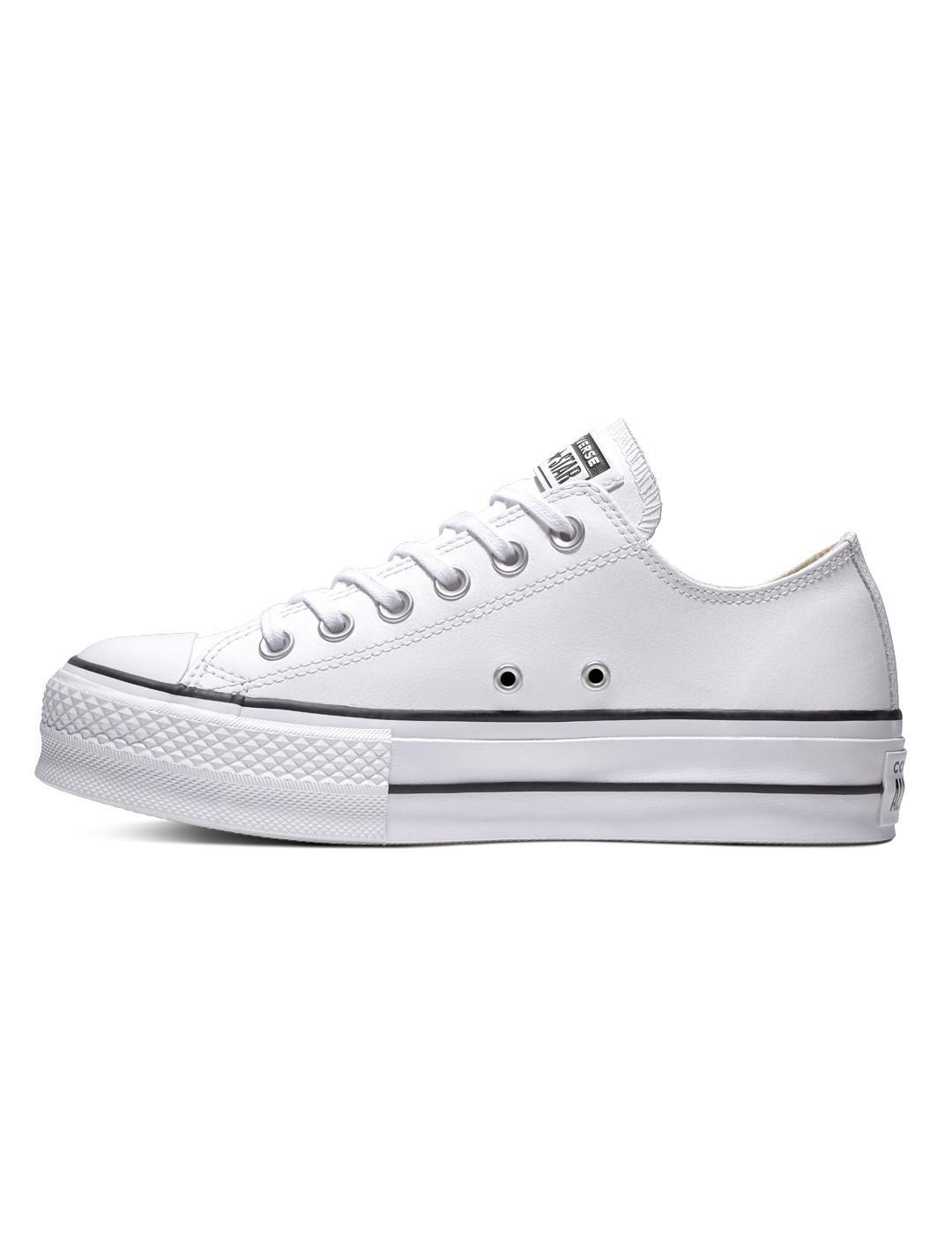 Sneakers para Mujer Converse All star lift clean leather Blanco 2/6