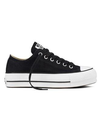 Zapatillas deportivas Mujer Converse lona negro