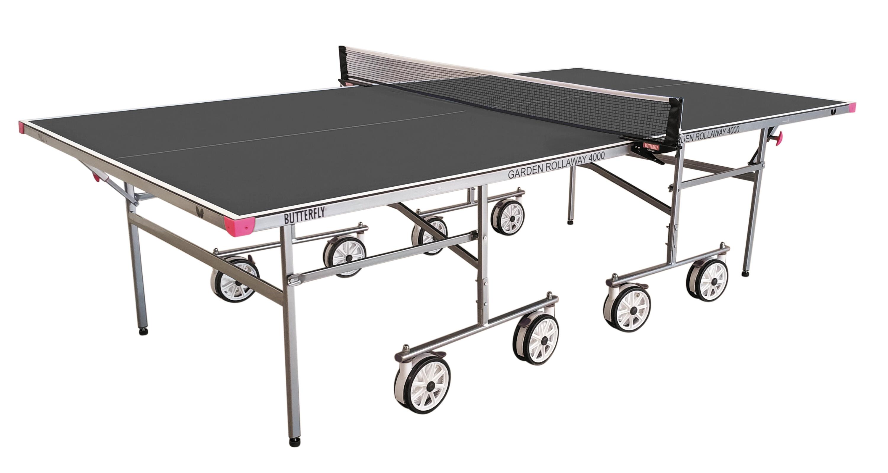 BUTTERFLY Butterfly Garden Rollaway 4000 Table Tennis Table - Grey