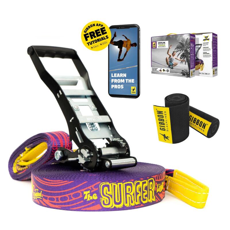 Gibbon Slackline-Set Surfer Line