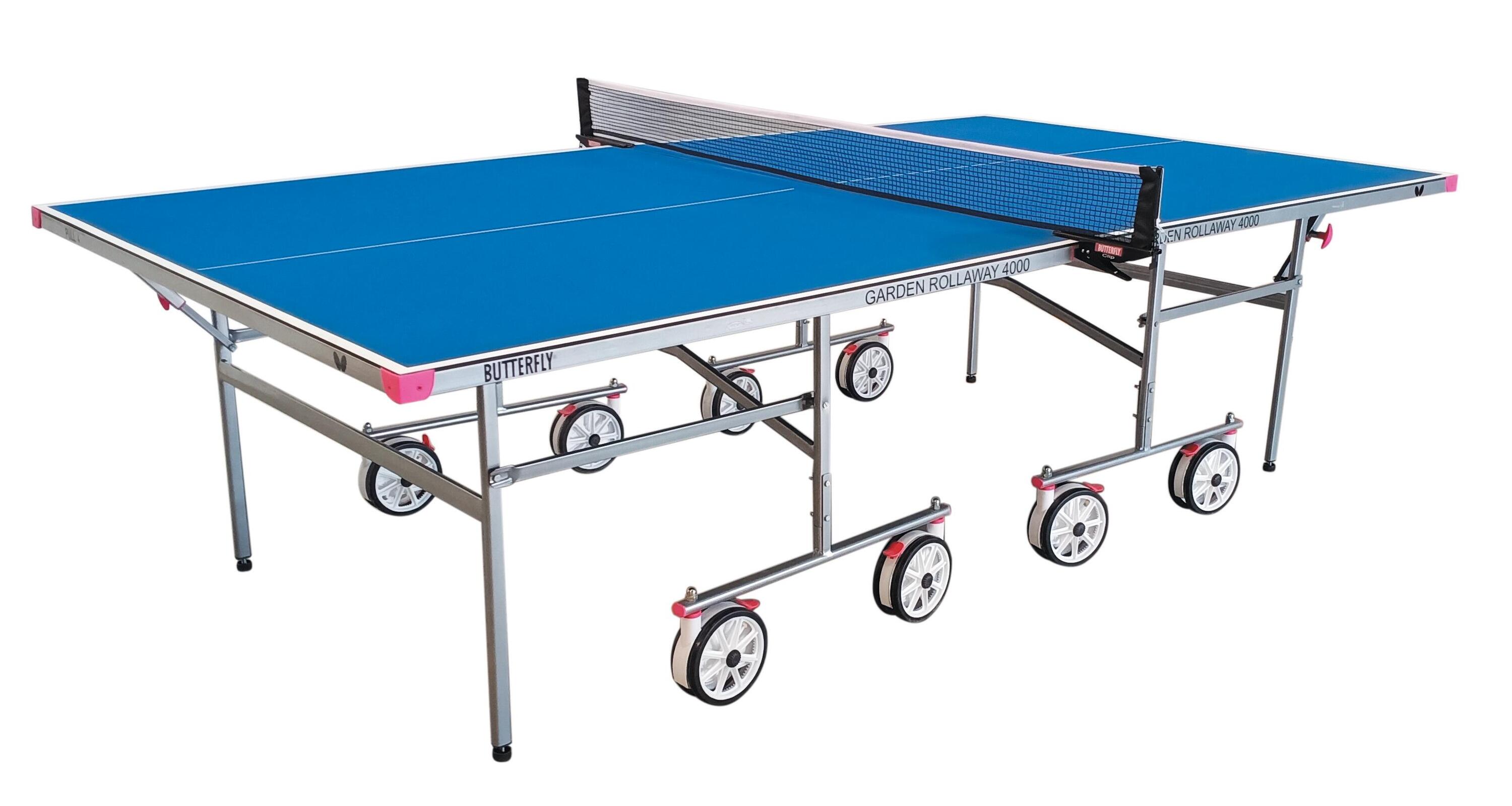 BUTTERFLY Butterfly Garden Rollaway 4000 Table Tennis Table - Blue