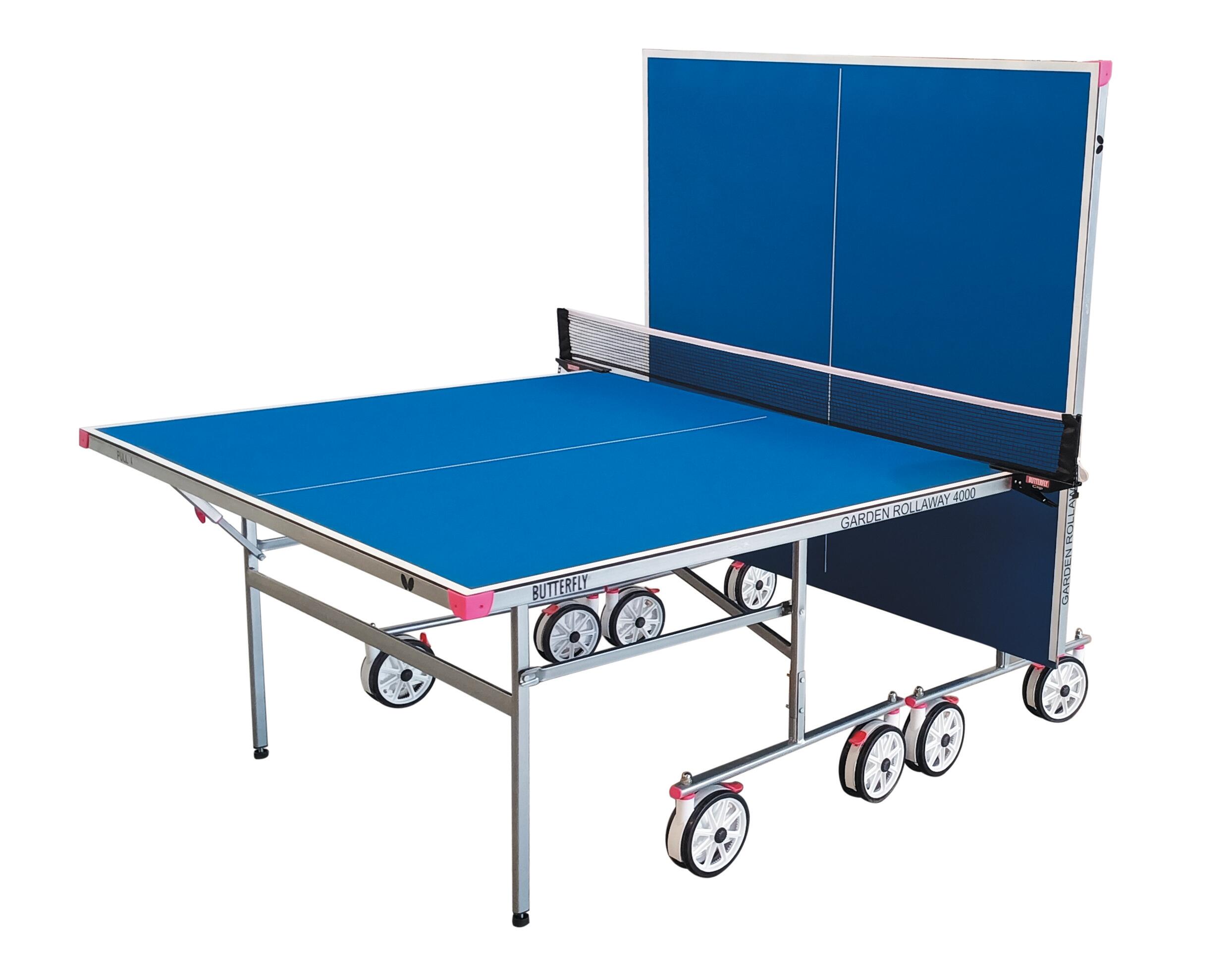 Butterfly Garden Rollaway 4000 Table Tennis Table - Blue 2/5