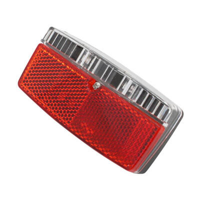 Fietslamp dynamo achter op bagagedrager 2 leds p2r