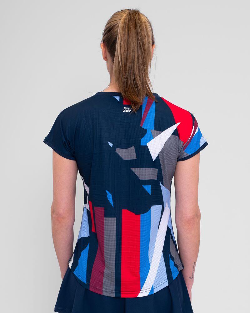 Camiseta Bidi Badu New York Capsleeve Azul Oscuro Rojo Mujer 2/5
