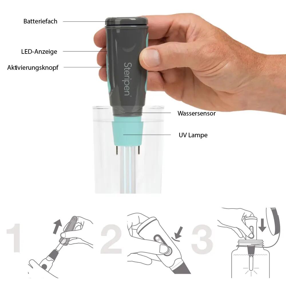 Aqua UV Water Filter Portable Purifier Purificateur de l'eau 3/5
